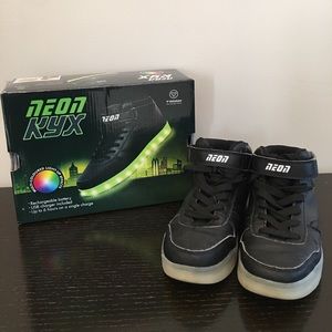 Neon KYX Light-up Sneakers Size 3